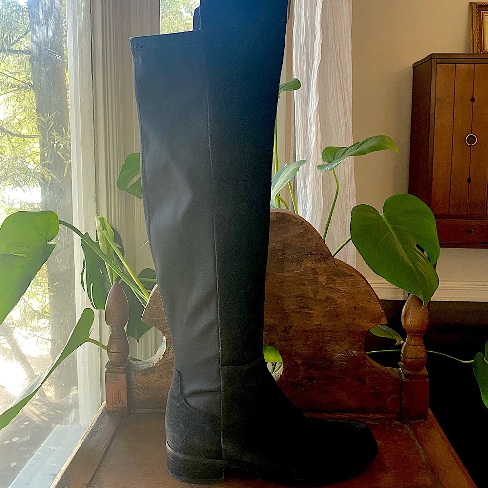 Blondo suede knee high boots